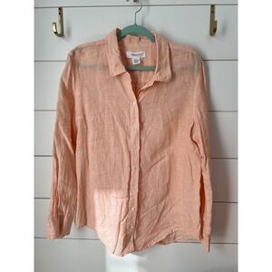 Workshop Republic Clothing 100% Linen Button Up